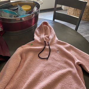 Fuzzy Fila Hoodie
